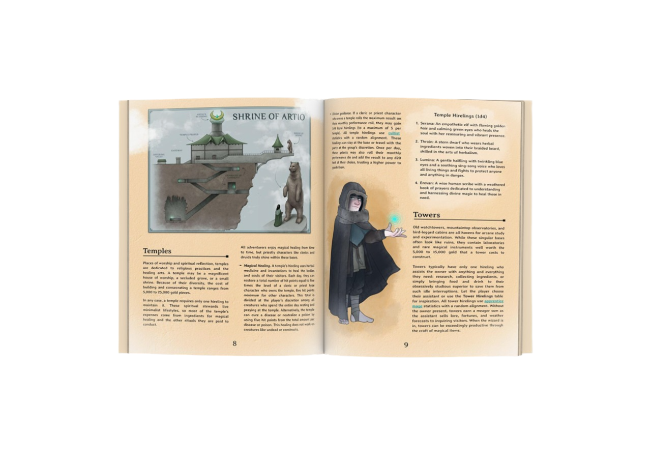 Bases & Businesses: 5e Rules Supplement